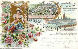 FRANKFURT/Main - ROSEN-AUSSTELLUNG An Der Forsthaus-Strasse 1897 I - Ausstellungen