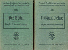 Landwirtschaft WK II Buch Lot Mit 2 Büchern Der Boden Tornau, O. Nutzungslehre Schürmann, A. 1943 Reichsnährstandsverlag - Ausstellungen