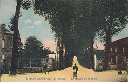 Cpa 79 Moncoutant  Avenue De La Gare - Moncoutant