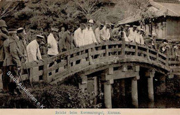 Kriegsgefangene Kurume Brücke Beim Korasantempel I-II - Armes Blanches