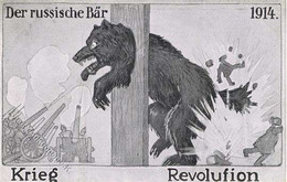 Propaganda WK I - Der RUSSISCHE BÄR 1914 - KRIEG - REVOLUTION I - Geschiedenis