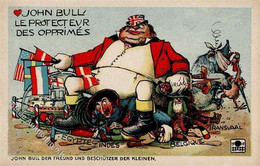 WK I John Bull Der Freund Und Beschützer Der Kleinen Karikatur I-II - Other & Unclassified