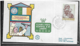Thème Papes - Irlande - Enveloppe - TB - Papi