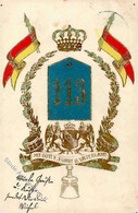 Regiment Freiburg (7800) Nr. 119  Prägedruck 1909 I-II (fleckig) - Regimente