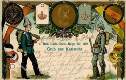 Regiment Karlsruhe (7500) Nr. 109 1. Bad. Leib Gren. Regt. 1915 I-II - Regimente
