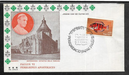 Thème Papes - Israël - Enveloppe - TB - Popes