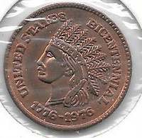 *usa 1 Cent Token Almazar Coin Shop 1976 - Professionali/Di Società