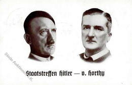 Hitler U. V. Horthy Staatstreffen WK II I-II - Guerra 1939-45