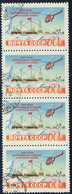 RUSSIA USSR 1955 Mi 1792 Strip Of 4 U - Oblitérés