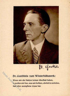 WK II WK II Dr. Goebbels WHW I-II (keine Ak-Einteilung) - Guerra 1939-45