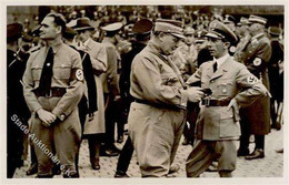 WK II WK II Hess Göring Und Goebbels Foto AK I-II - Guerra 1939-45