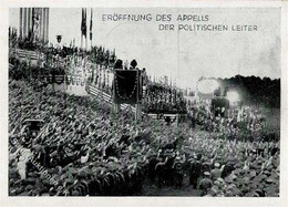 Reichsparteitag Nürnberg (8500) WK II 1934 Eröffnung Des Appells Der Politischen Leiter  I-II - Guerra 1939-45