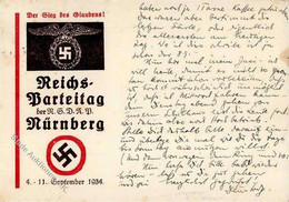 Reichsparteitag Nürnberg (8500) WK II Sign.934 I-II (fleckig) - Guerra 1939-45
