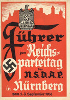 Reichsparteitag WK II Nürnberg (8500) 1933 Führer 96 Seiten II (fleckig) - Guerra 1939-45