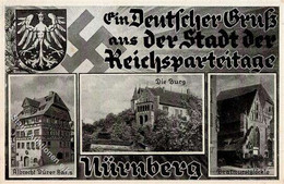 Reichsparteitag WK II Nürnberg (8500) 1936 Ansichtskarte I-II - Guerra 1939-45