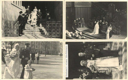 SS WK II - 4 Versch. Foto-Ak -Hochzeit Eines SS-FÜHRERS- Hdschrftl. 1936 I - Guerra 1939-45