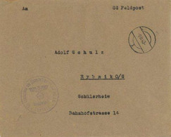 SS WK II - SS-Feldpostbrief 1943 - KOMMANDEUR Der SICHERHEITSPOLIZEI Und Des SD LEMBERG - I-II - Guerra 1939-45