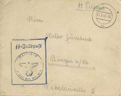 SS WK II - SS-FeldpostBrief 1943 - WAFFEN-SS SS-POL.ART.Ers.ABT. AMENFORT,Niederlande Mit Inhalt I-II - Guerra 1939-45