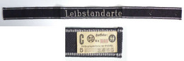 SS WK II Ärmelband Leibstandarte Hersteller RZM A 4 240 SS Reichszeugmeisterei Der NSDAP B 3665 I-II - Guerra 1939-45