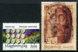 HUNGARY 1999 Easter MNH / **..  Michel 4526-27 - Unused Stamps