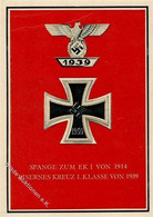 Orden WK II Spange Zum EK I Von 1914 Eisernes Kreuz I. Klasse Von 1939 AK  I-II - Oorlog 1939-45