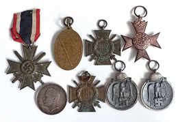 WK II Orden Und WK I Lot Mit 8 Orden Und Medaillen I-II - Oorlog 1939-45
