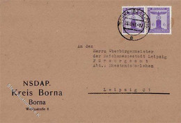 BORNA WK II - Dienstbrief Der NSDAP Kreis BORNA 1943 I - Weltkrieg 1939-45