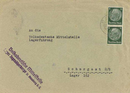 ST.ANNABERG,Oberschl. - VOLKSDEUTSCHE MITTELSTELLE - Lagerbrief 1941 D. LAGER JUGENDHERBERGE St,Annaberg,O.S. (Lager 70) - Weltkrieg 1939-45