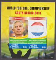 2010 Antigua And Barbuda 4835-4836/B671 2010 FIFA World Cup In South Africa - 2010 – South Africa