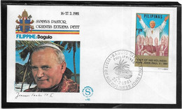 Thème Papes - Philippines - Enveloppe - TB - Popes