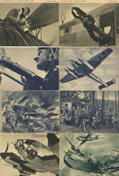 Flugzeug WK II Lot Mit über 30 Ansichtskarten Aus Der Luftwaffen Illustrierten Der Adler I-II Aviation - Other & Unclassified