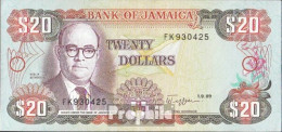 Jamaica Pick-Nr: 72c Bankfrisch 1989 20 Dollars - Jamaica