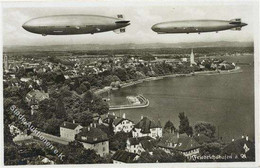 ZEPPELIN - GRAF ZEPPELIN Und Olympia-Zeppelin HINDENBURG über Friedrichshafen I Dirigeable - Aeronaves