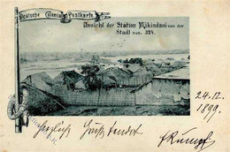 Kolonien Deutsch Ostafrika Station Mikindani 1899 I-II ( Fleckig) Colonies - Non Classificati