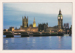 A4574 - Le Pont De Westminster, Le Parlement Et Big Ben, Beyond Westminster Bridge Victoria Tower London England - Westminster Abbey