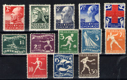 Holanda Nº 190/94 Y 199/206. Años 1927/28 - Nuevos