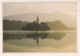 A4593- L'eglise De Sainte-Marie Du Lac, Bled- In The Slovene Alps, The Church Yugoslavia - Yougoslavie