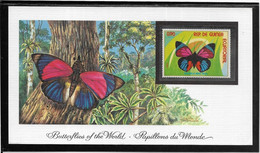 Thème Papillons - Guinée Equatoriale - Document - TB - Butterflies