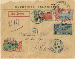 Lettre Par Avion Réunion France Par Goulette & Marchesseau - Accidenté à Juan De Nova - 28-11-1929 Au 11/01/30 - RRR - Luchtpost