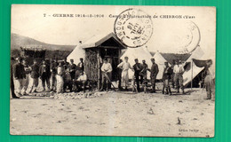 CPA Camp D'instruction De CHIBRON SIGNES VAR Guerre 1914 Animée - Signes