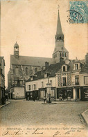 Bonneval * La Place Du Marché à La Volaille * église Notre Dame * Pharmacie * Commerces Magasins - Bonneval