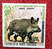 GUINEE EQUATORIALE Cochons, Cochon , Porcs, Porc Sangliers, Yvert N° 122  (neuf Sans Gomme) - Hoftiere