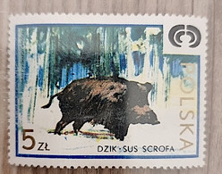 POLOGNE Cochons, Cochon , Porcs, Porc Sangliers, Yvert N° 2098  (MNH **) - Ferme