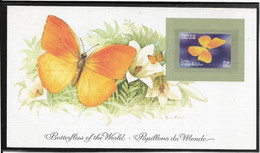 Thème Papillons - Nevis - Document - TB - Farfalle