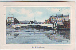 EXETER . EXE BRIDGE . EXETER . Carte Avec Cadre Gaufré - Exeter