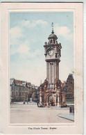 EXETER . THE CLOCK TOWER . EXETER . Carte Avec Cadre Gaufré - Exeter