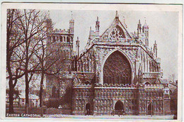 EXETER CATHEDRAL , WEST-FRONT - Exeter