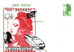 Carte Postale : Exposition Thematique Regionale : Fos Philatelie - Privatganzsachen