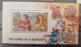 GUINEE, Peinture, Tableaux, BOTTICELLI Feuillet De Luxe  Du N° Yevrt 786 ** MNH. - Otros & Sin Clasificación