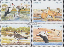 Namibia - Südwestafrika 990-993 (kompl.Ausg.) Postfrisch 1999 Vögel Der Feuchtgebiete - Namibie (1990- ...)